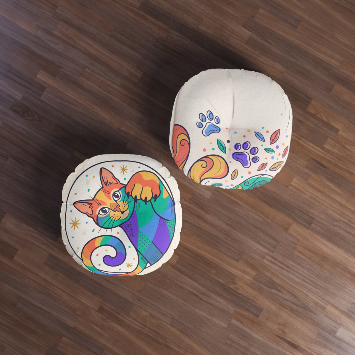 Cuscino da pavimento Sunrise Boho Cat
