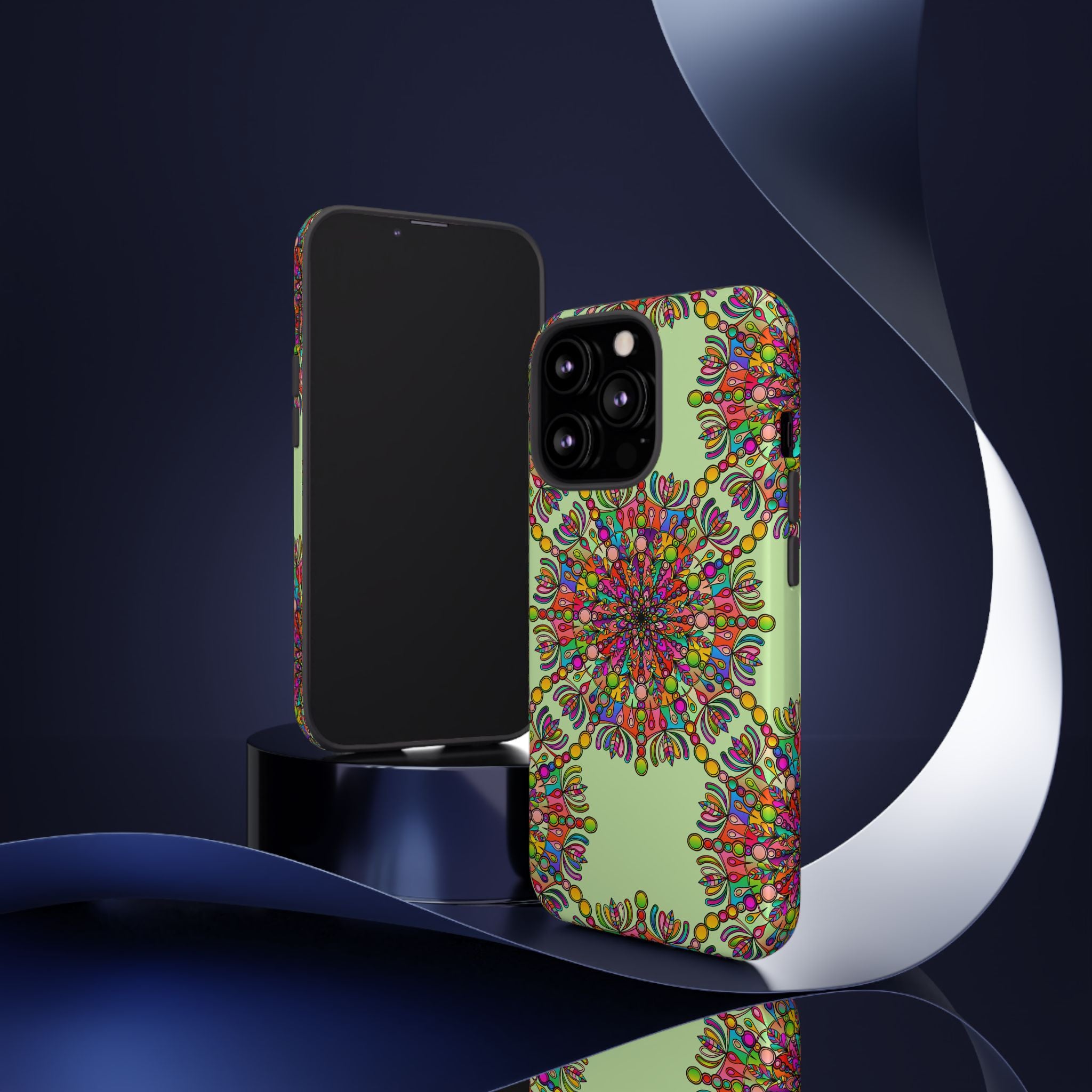 Vibrant Mandala iPhone & Google Pixel Case | Tough Cases