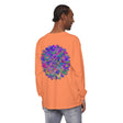 Colorful and intricate mandala design long sleeve t-shirt for women