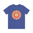 Vibrant Mandala Tee featuring intricate spiritual design for peace and harmony
