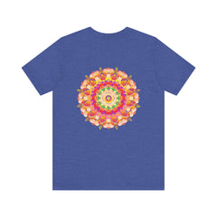 Vibrant Mandala Tee featuring intricate spiritual design for peace and harmony