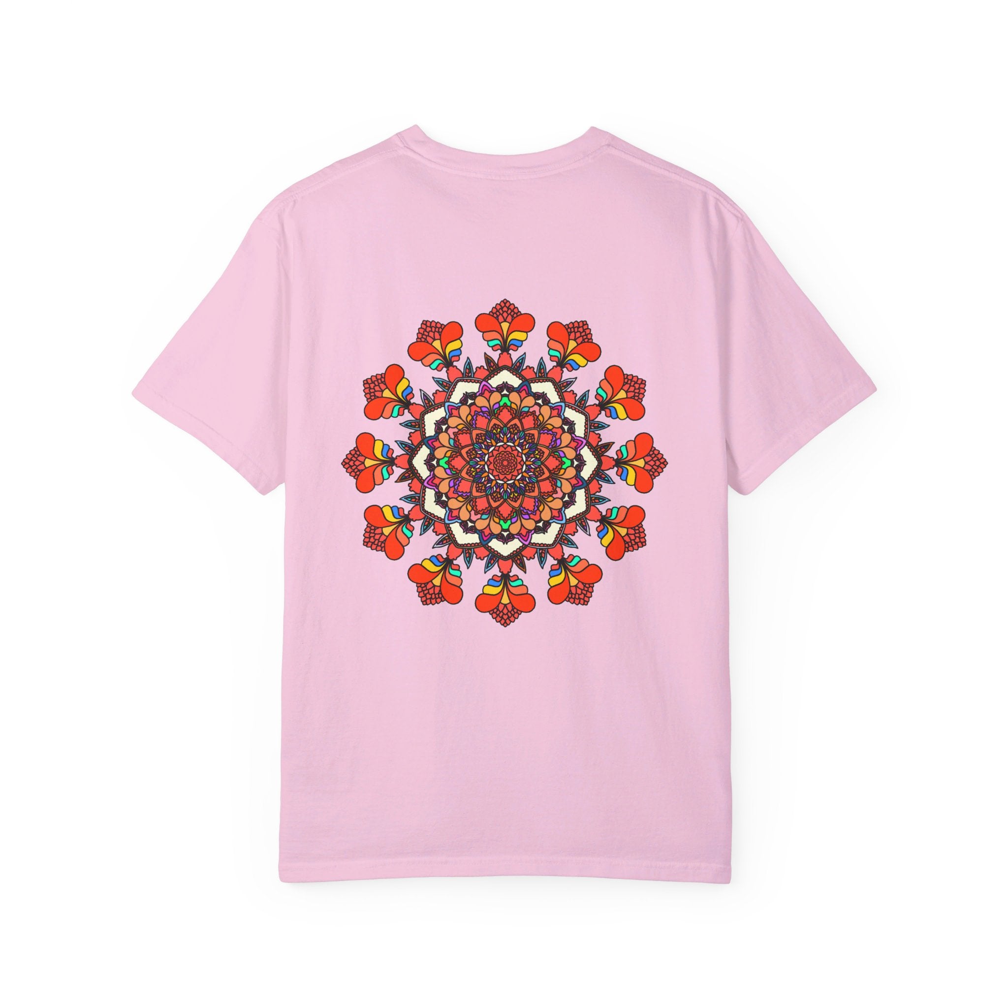 High-quality unisex mandala t-shirt made from 100% ring-spun cotton