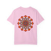 High-quality unisex mandala t-shirt made from 100% ring-spun cotton