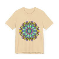 Colorful Mandala Peace T-Shirt featuring intricate spiritual art and vibrant colors