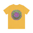 Peaceful mandala tee with intricate and detailed design