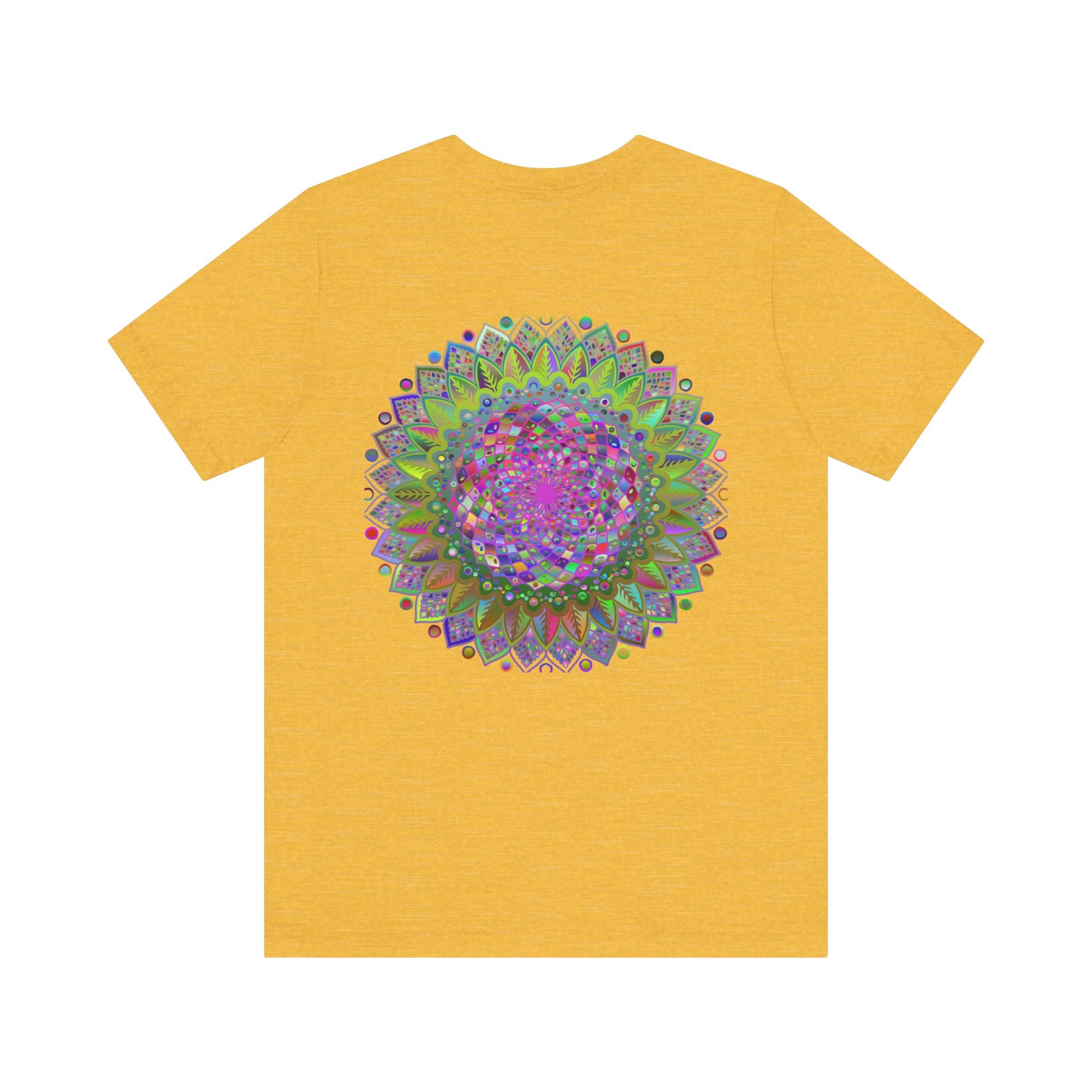 Peaceful mandala tee with intricate and detailed design
