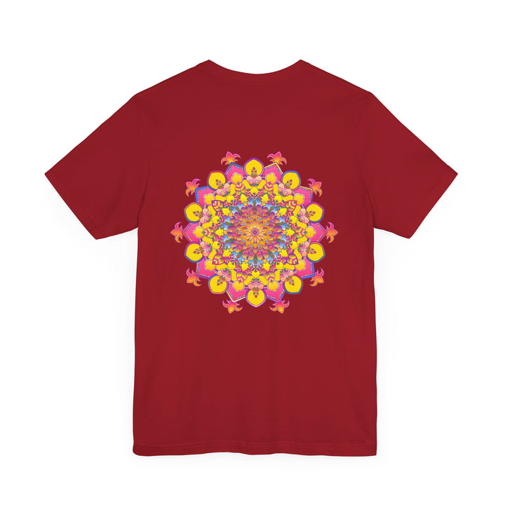 Beautiful Mandala Tee with intricate design symbolizing spiritual peace and harmony