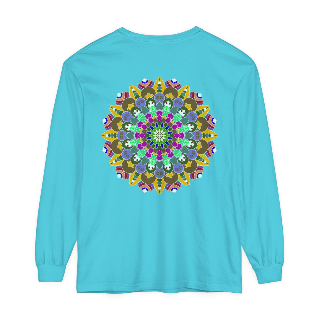 Colorful Mandala Long Sleeve T-Shirt - Spiritual Art 39