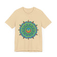 Psychedelic Mandala Tee - Vibrant Flower Design Alt Text 24