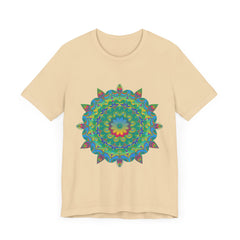 Psychedelic Mandala Tee - Vibrant Flower Design Alt Text 24
