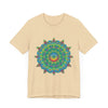 Psychedelic Mandala Tee - Vibrant Flower Design Alt Text 24