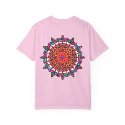 Handmade T-Shirt with a stunning Mandala print on soft and breathable fabric