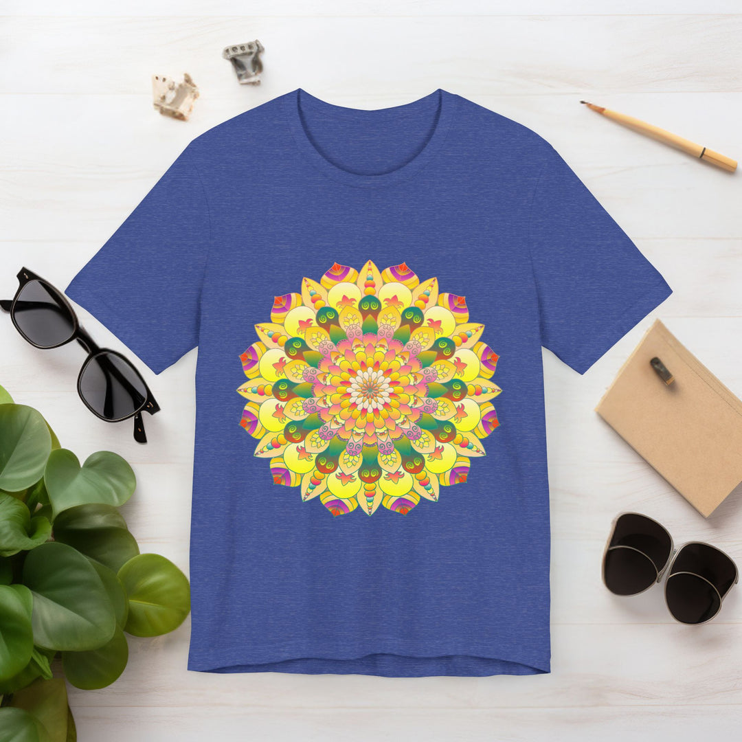 Vibrant Mandala Tee featuring a spiritual symbol for peace and harmony