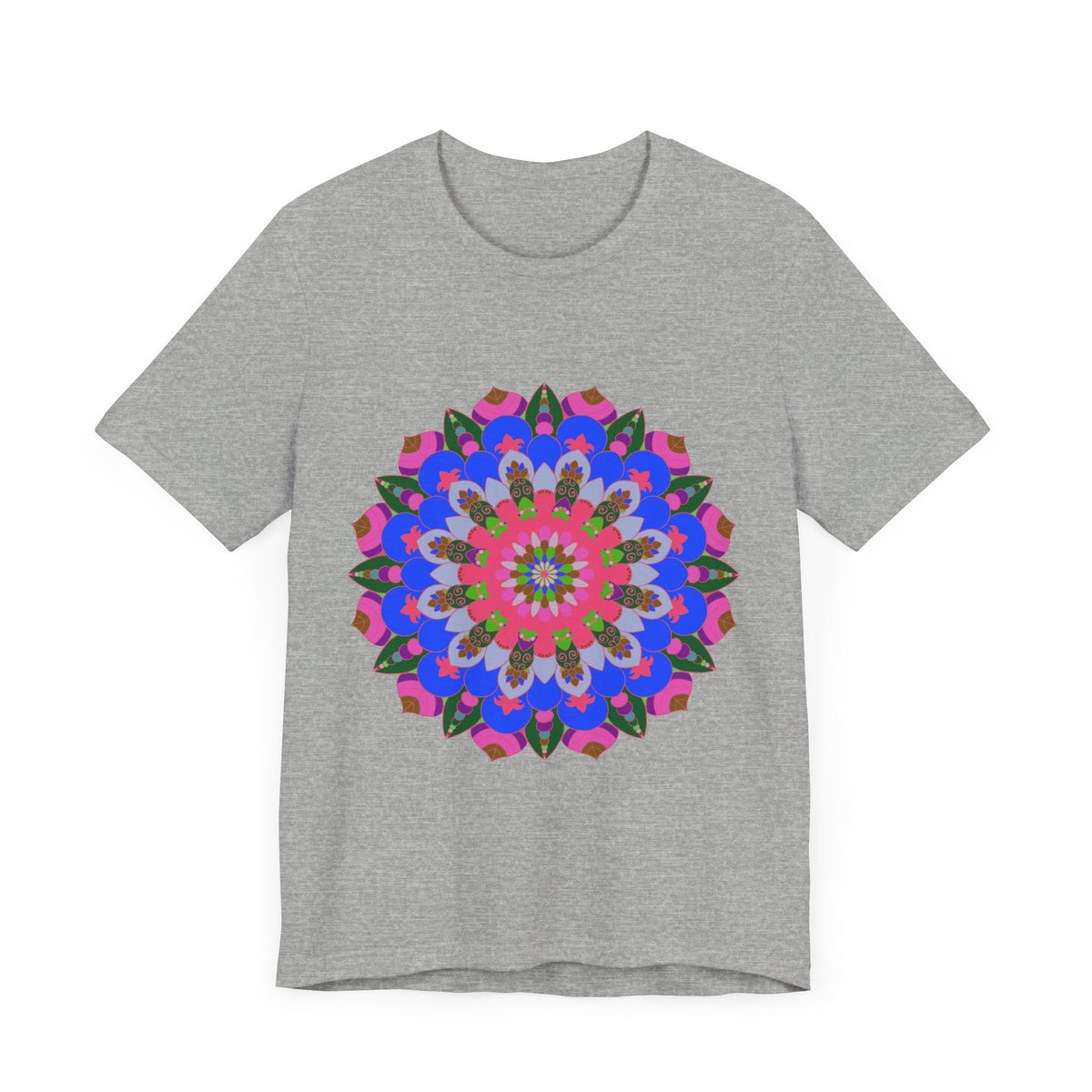 Colorful Mandala Geometric T-Shirt featuring vibrant, intricate, and eye-catching design