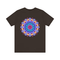 A beautiful and colorful Mandala Peace & Harmony T-Shirt featuring spiritual art