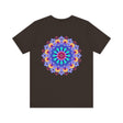 A beautiful and colorful Mandala Peace & Harmony T-Shirt featuring spiritual art