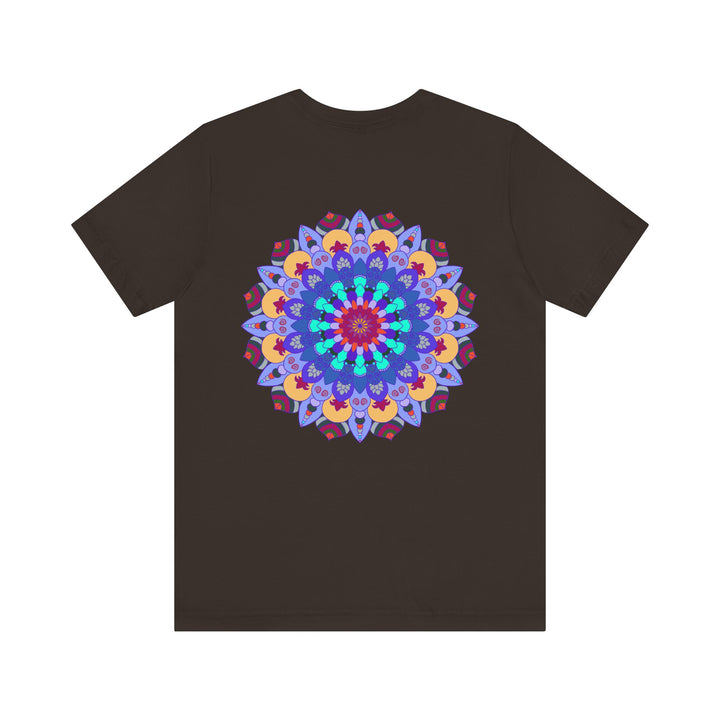 A beautiful and colorful Mandala Peace & Harmony T-Shirt featuring spiritual art