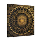 Himmlische Geometrie auf Marmor – gespannte Leinwand mit mattem Finish