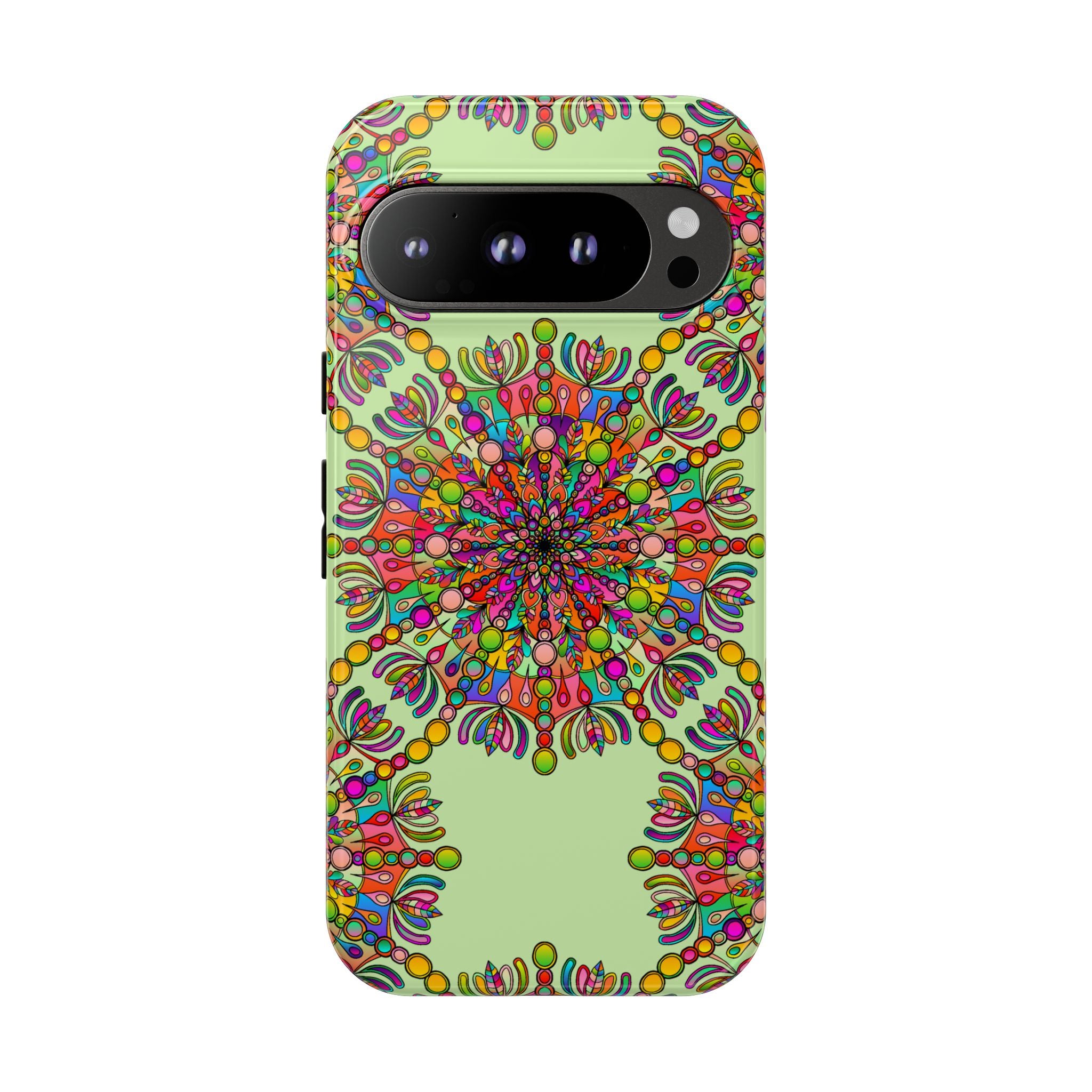 Vibrant Mandala iPhone & Google Pixel Case | Tough Cases