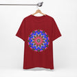 Vibrant and eye-catching mandala geometric t-shirt in various colors and patterns