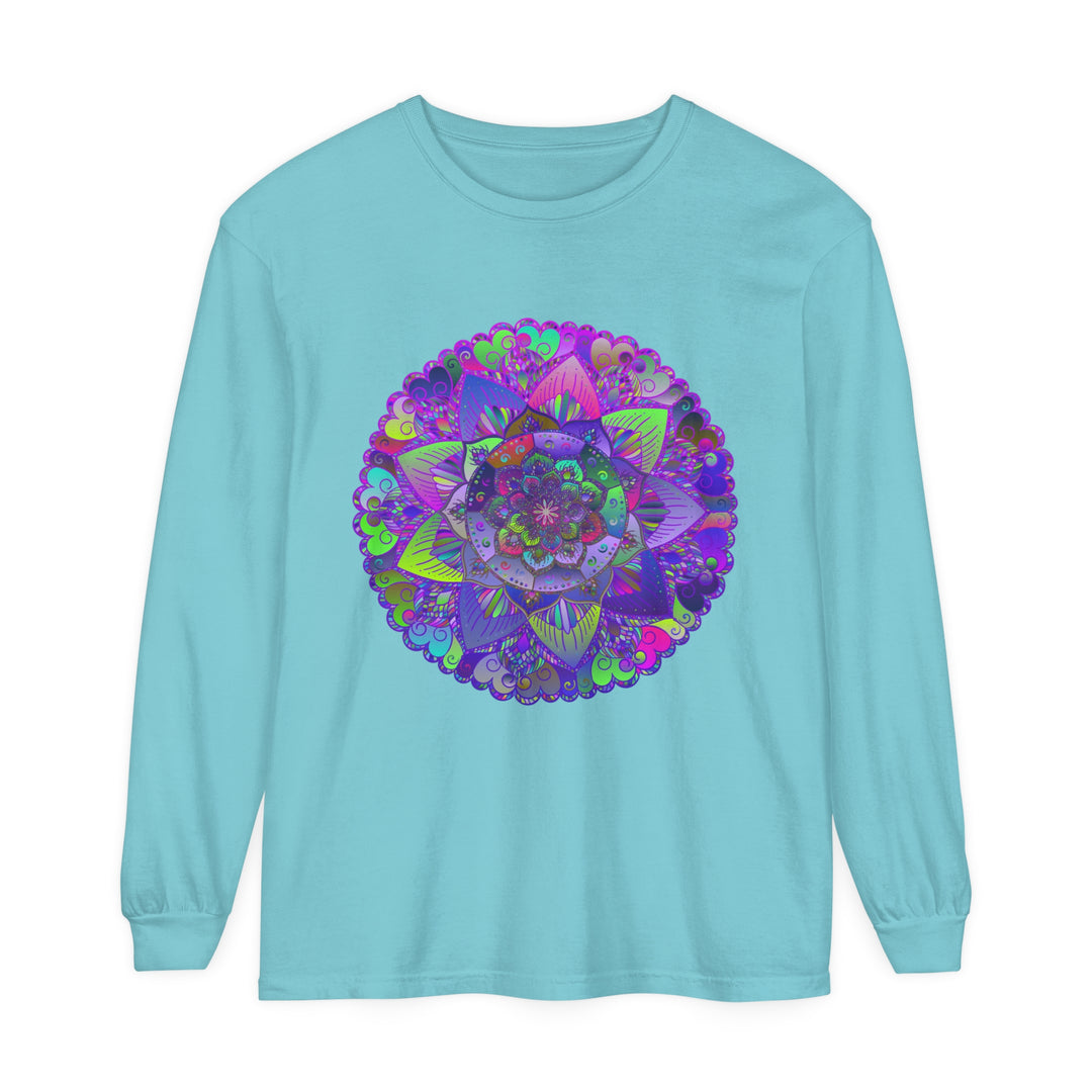 Intricate Mandala Long Sleeve T-Shirt - Psychedelic Art 12