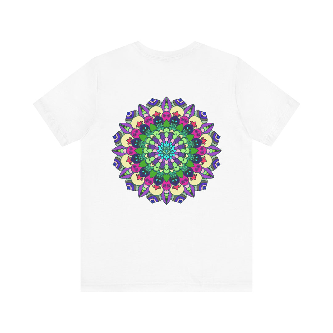 Men's mandala tee with intricate design inspired by spirituality