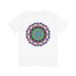 Men's mandala tee with intricate design inspired by spirituality