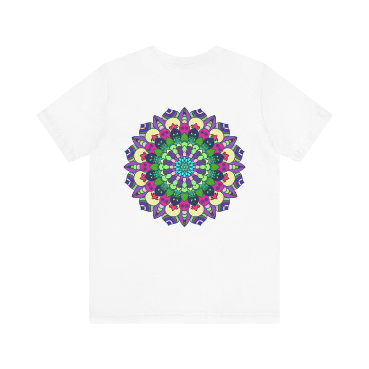 Men's mandala tee with intricate design inspired by spirituality