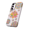 Light pink lotus flower mandala design phone case for stylish protection