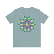 Vibrant Mandala Tee featuring intricate design for spiritual peace and harmony, perfect for meditation and yoga practice