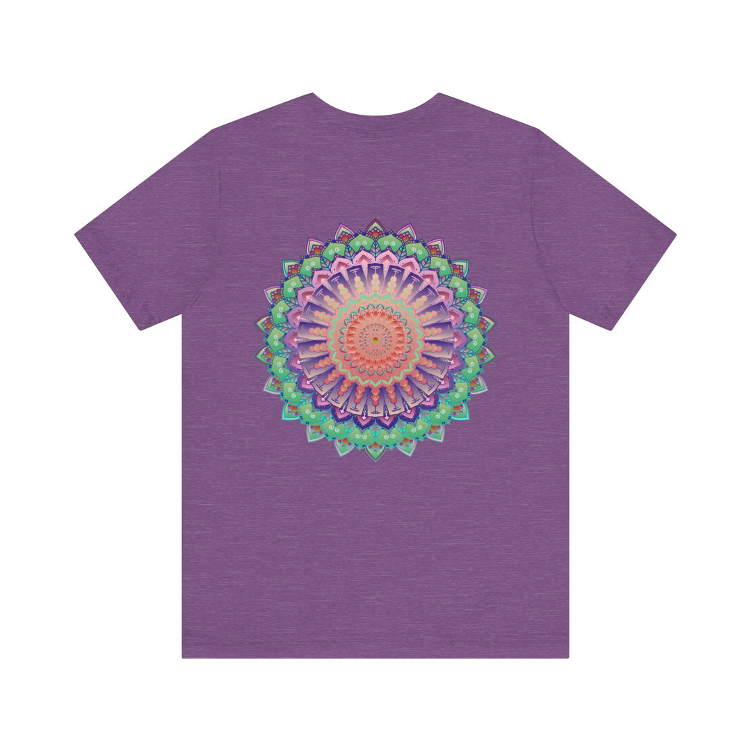 Beautiful Mandala Tee with intricate design, promoting spiritual peace and harmony