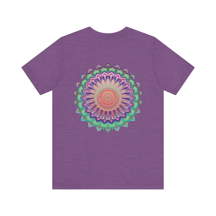 Beautiful Mandala Tee with intricate design, promoting spiritual peace and harmony