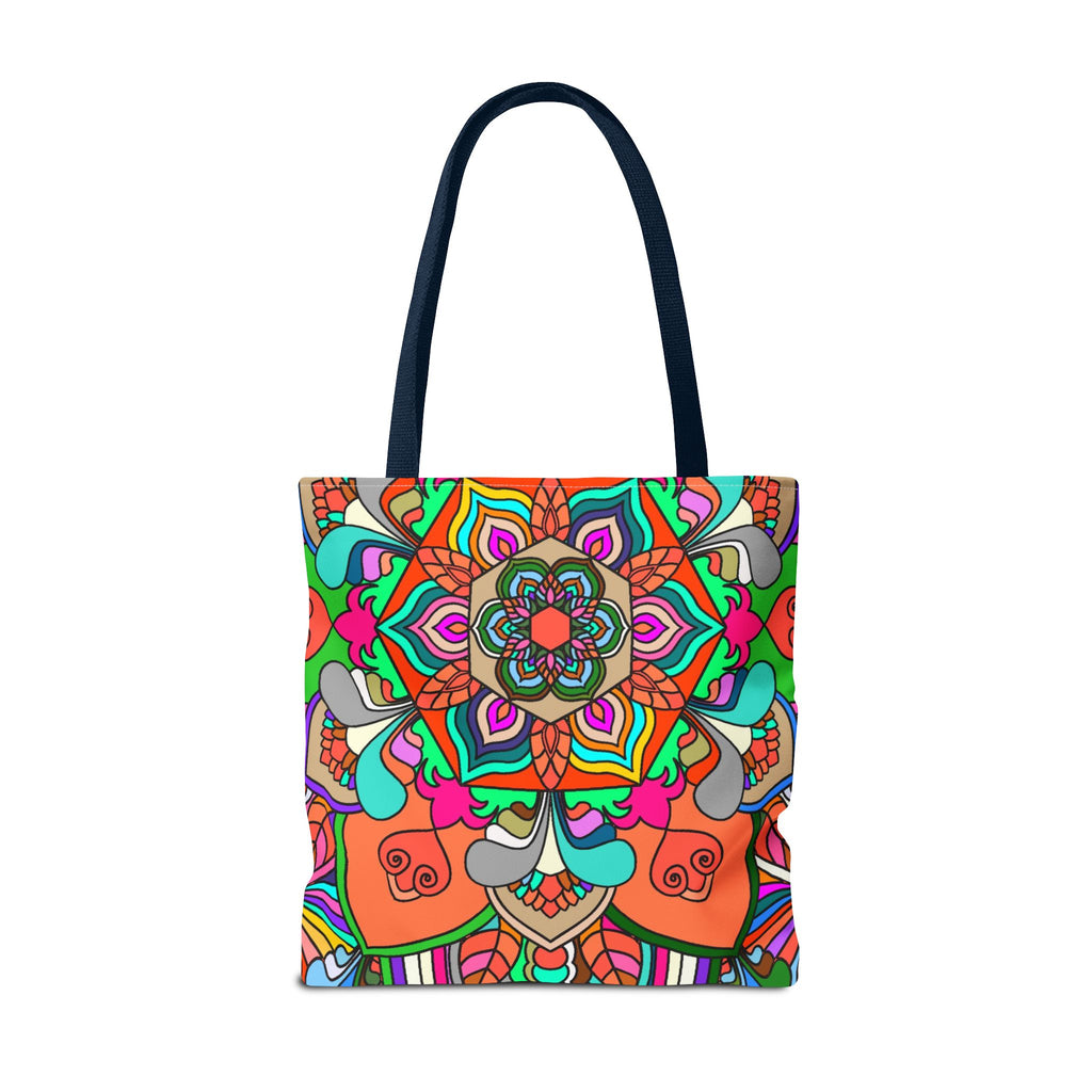Colorful Mandala Tote Bag — Vibrant Boho All-Over Print Beach & Market Tote