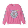 Unisex heavy blend crewneck sweatshirt featuring 'Mother-Daughter Bond' design, perfect birthday gift for mom