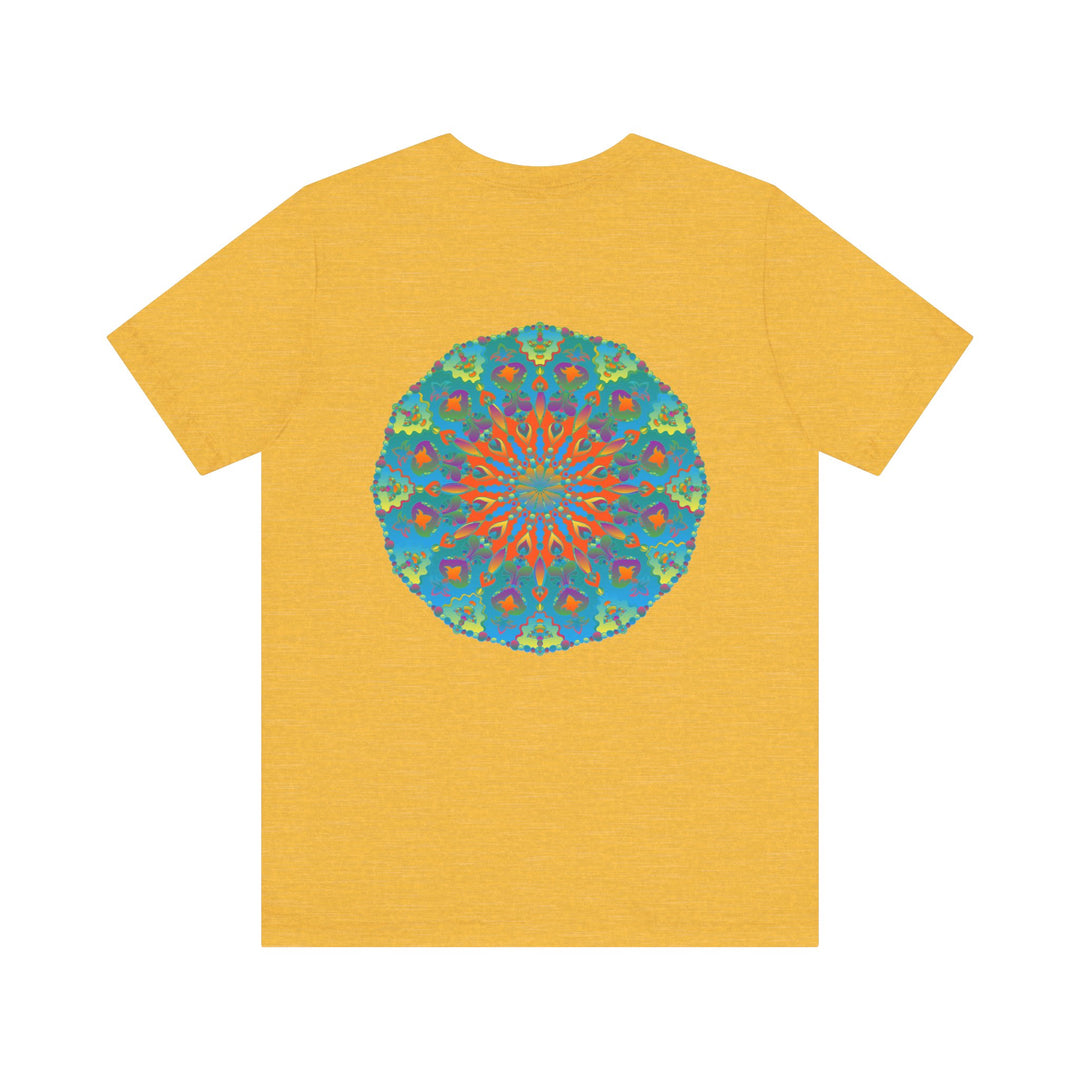 Stunning mandala tee with intricate spiritual design