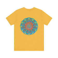 Stunning mandala tee with intricate spiritual design