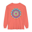 Colorful Mandala Long Sleeve T-Shirt - Psychedelic Art 60