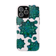 Light Pink Deep Green Mandala Phone Case alt text 1