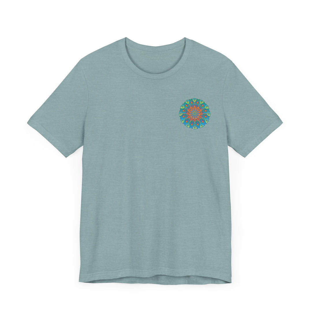 Beautiful Mandala Tee with intricate design, creating a sense of spiritual peace and harmony for the wearer