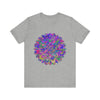 Vibrant Mandala T-Shirt featuring intricate spiritual art and colorful design