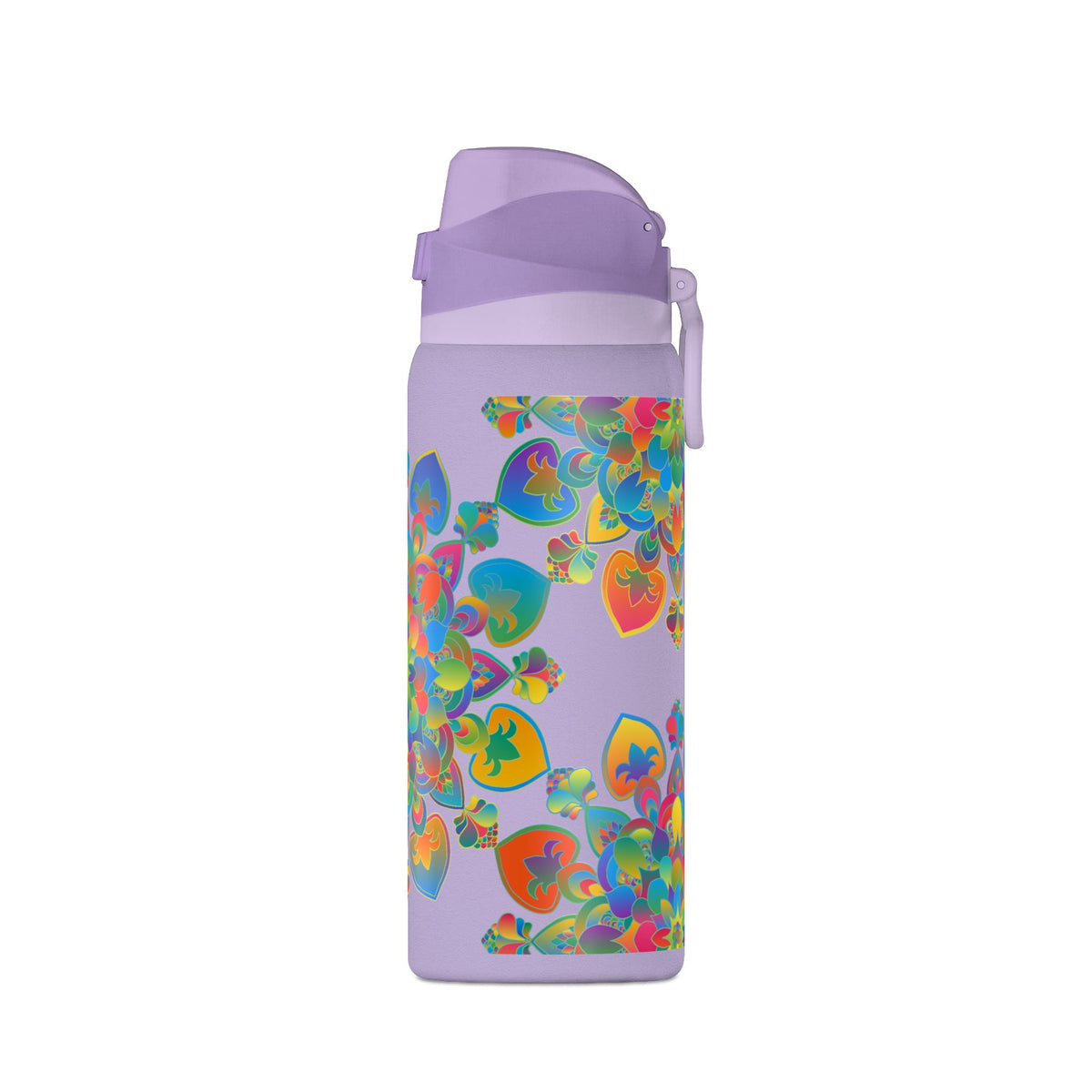 Insulated Water Bottle — Colorful Psychedelic Mandala 32oz
