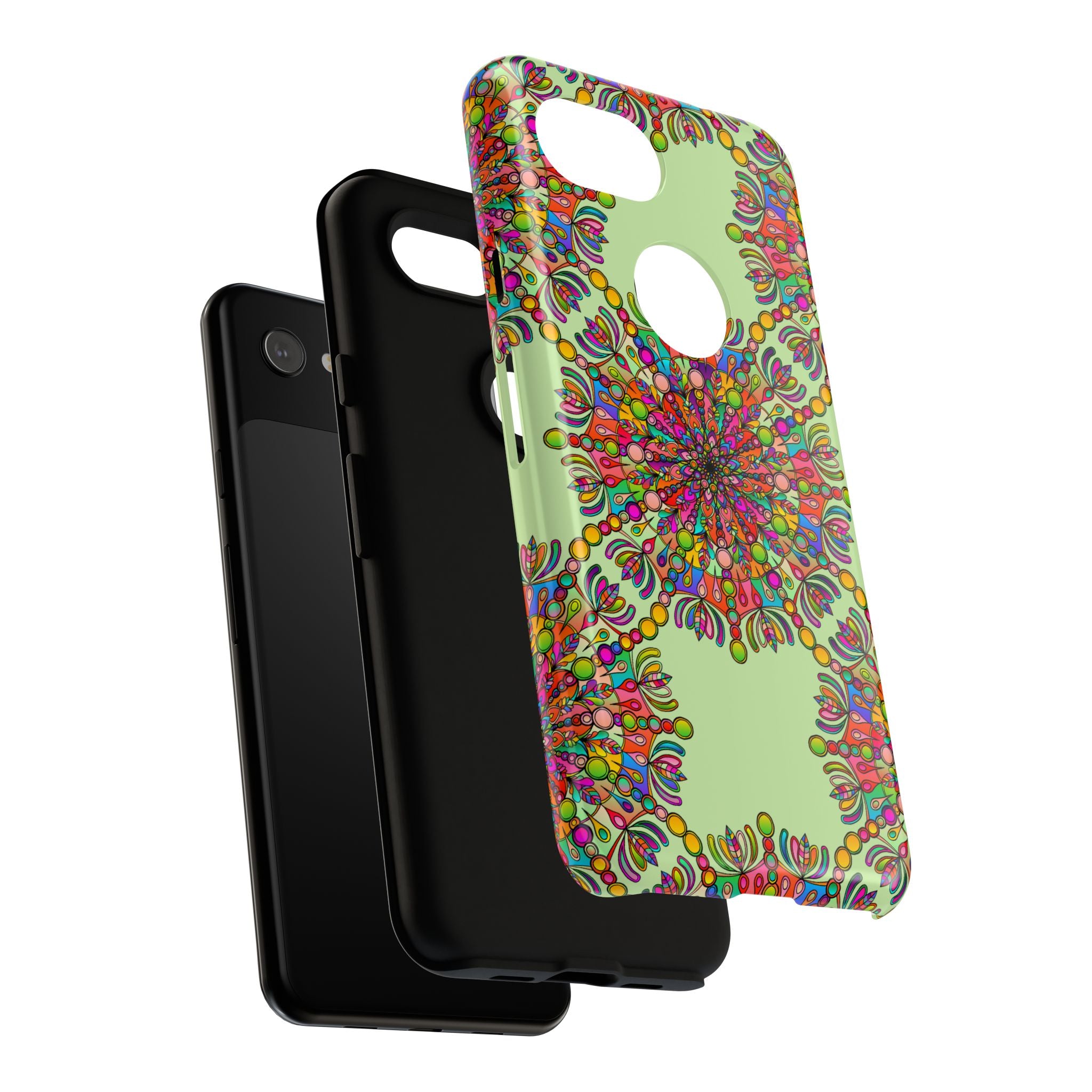Intricate Mandala Phone Case in Lively Colors for Unique Style