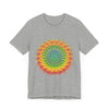 Vibrant Mandala Tee featuring intricate and colorful art and design