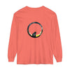 Black Cat Moon Glow Long Sleeve T-Shirt featuring a stunning moonlit feline design