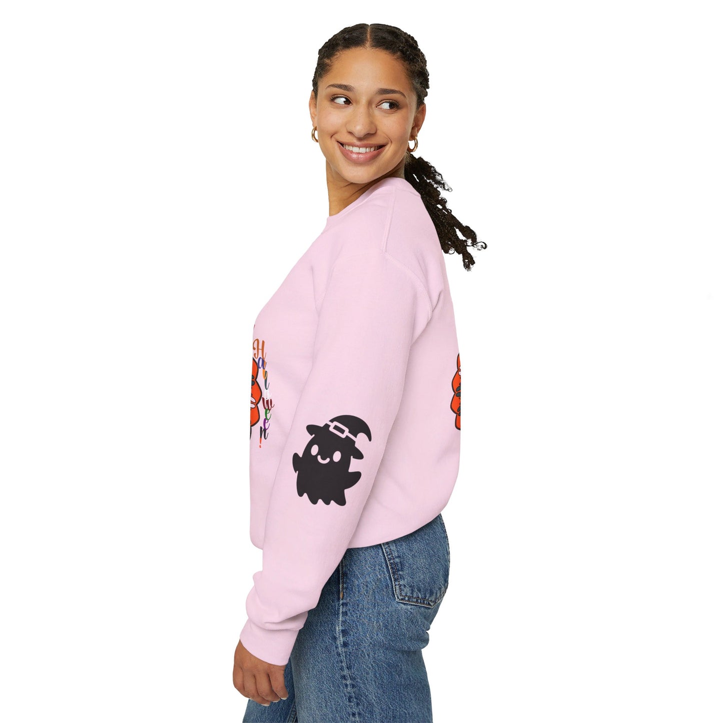 Unisex Heavy Blend™ Crewneck Sweatshirt featuring cute ghosts for Halloween festivities