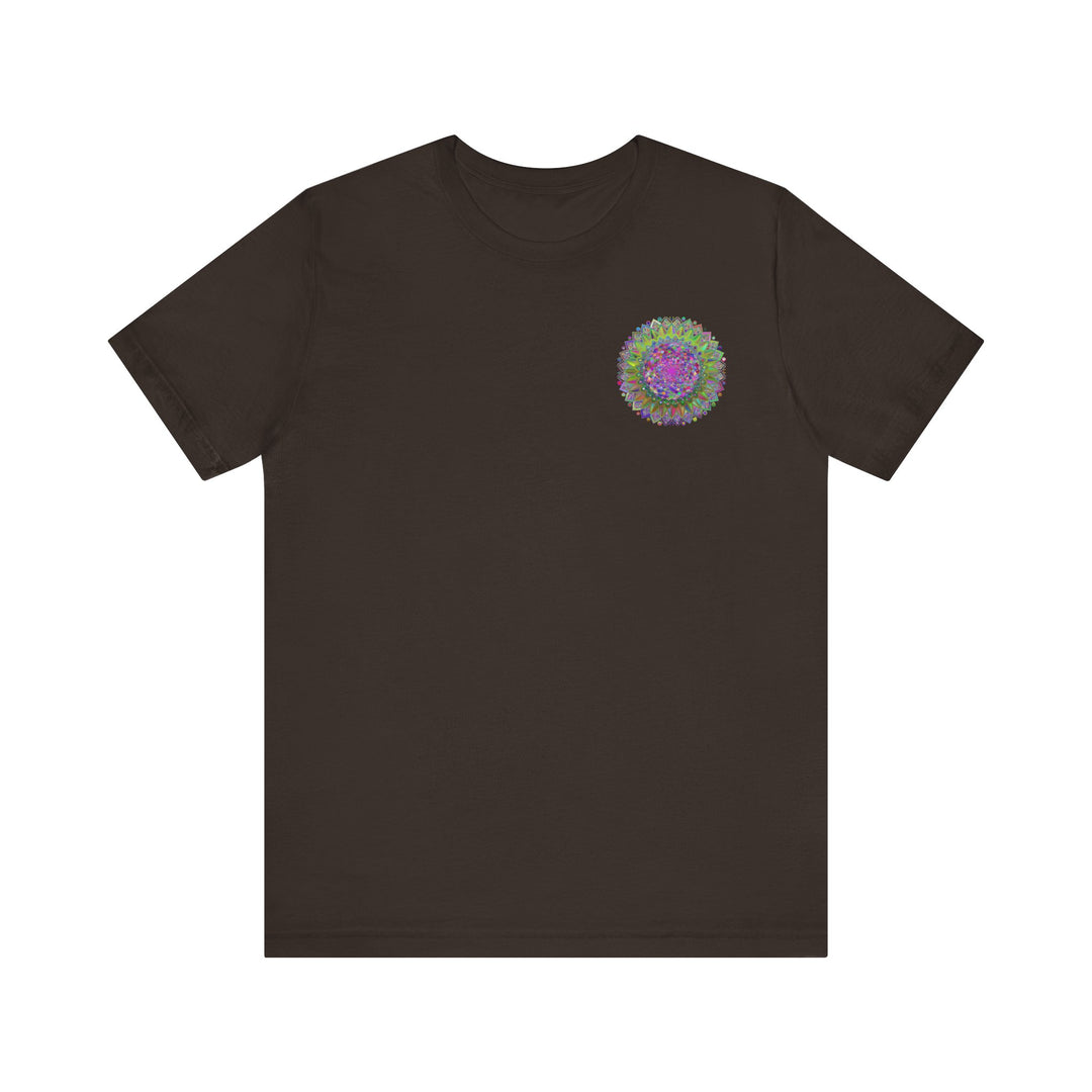 Elegant mandala tee representing balance and tranquility