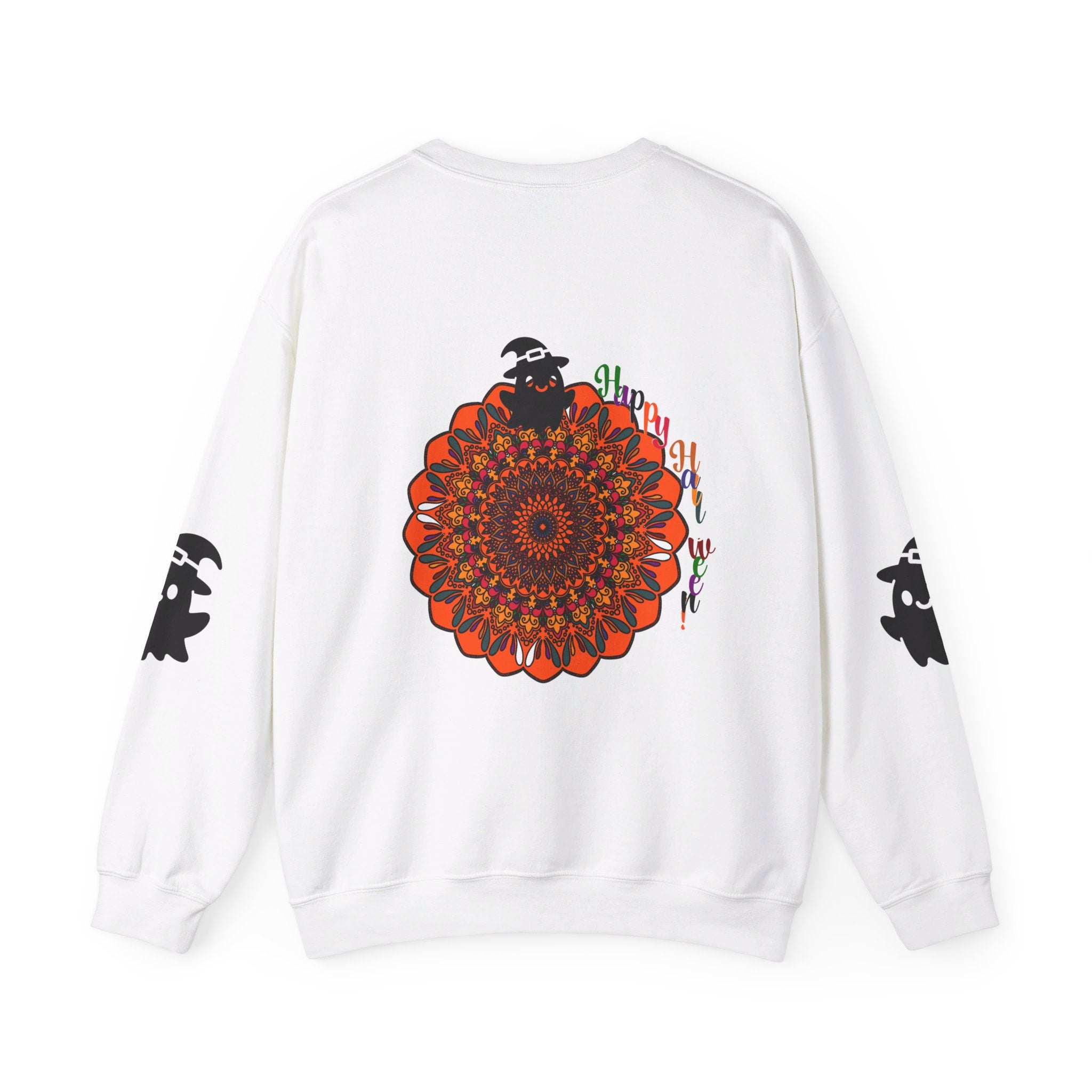 Unisex heavy blend crewneck sweatshirt featuring cute ghosts, perfect for Halloween