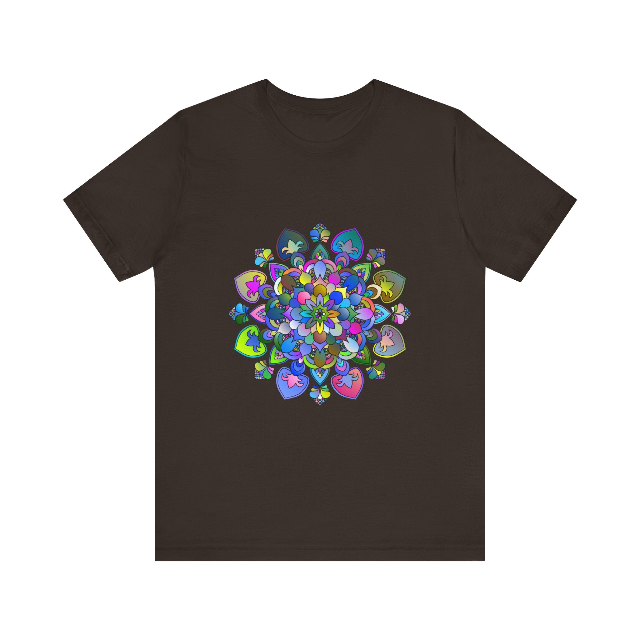 Vibrant Mandala T-Shirt featuring intricate and colorful art design for a unique and eye-catching fashion statement