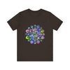 Vibrant Mandala T-Shirt featuring intricate and colorful art design for a unique and eye-catching fashion statement