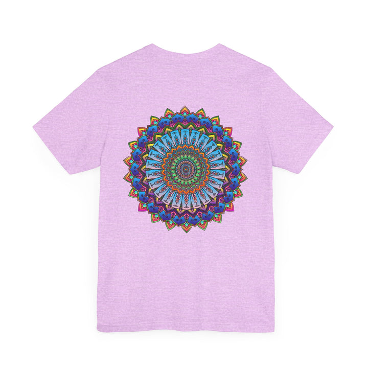 Colorful and intricate Vibrant Mandala Tee promoting spiritual peace and harmony